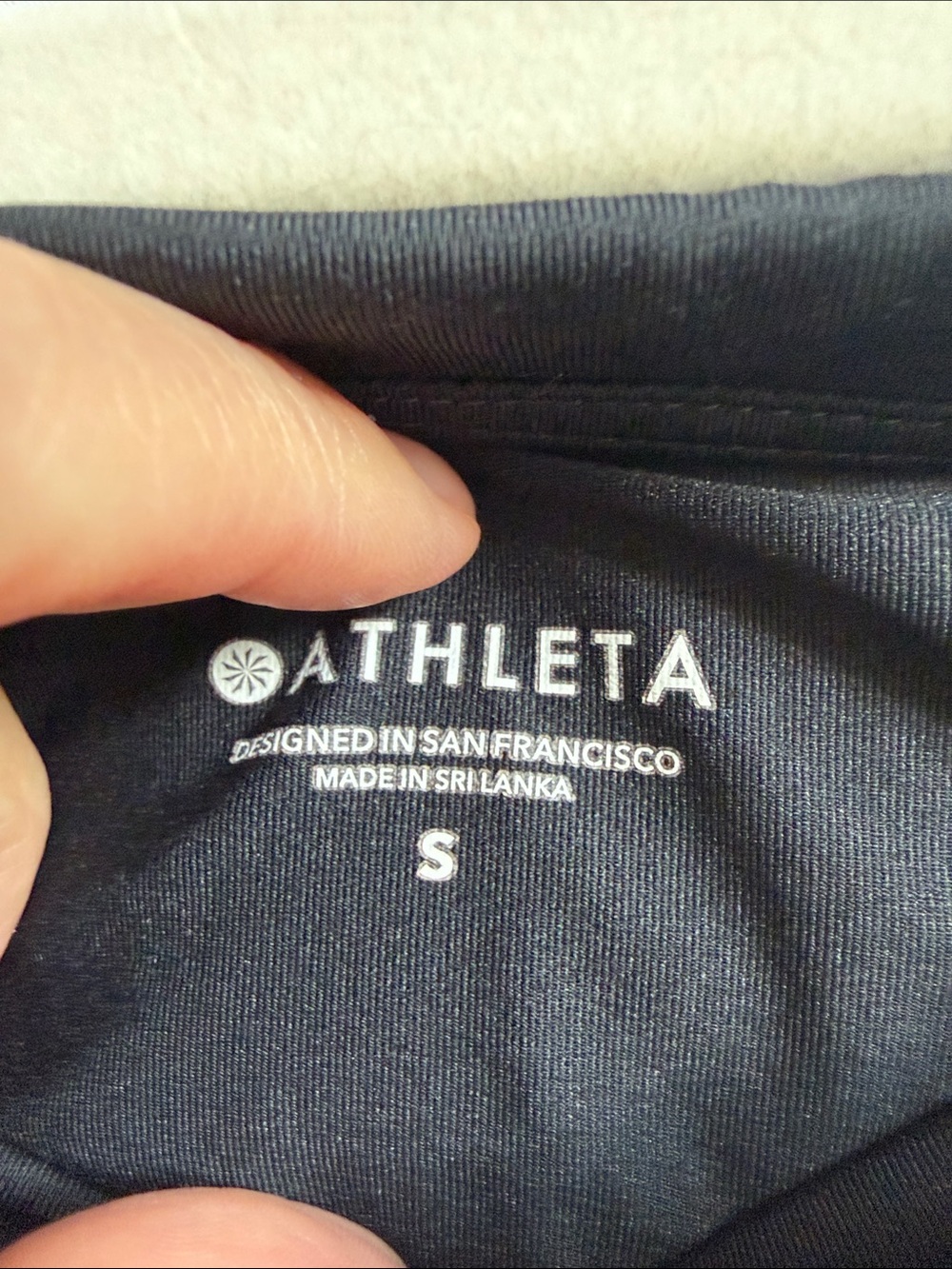 Athleta Black Tidal Swim Small Skirt - Picture 3 of 3